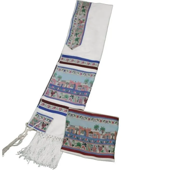 7 Species Of The Land Of Israel Tallit