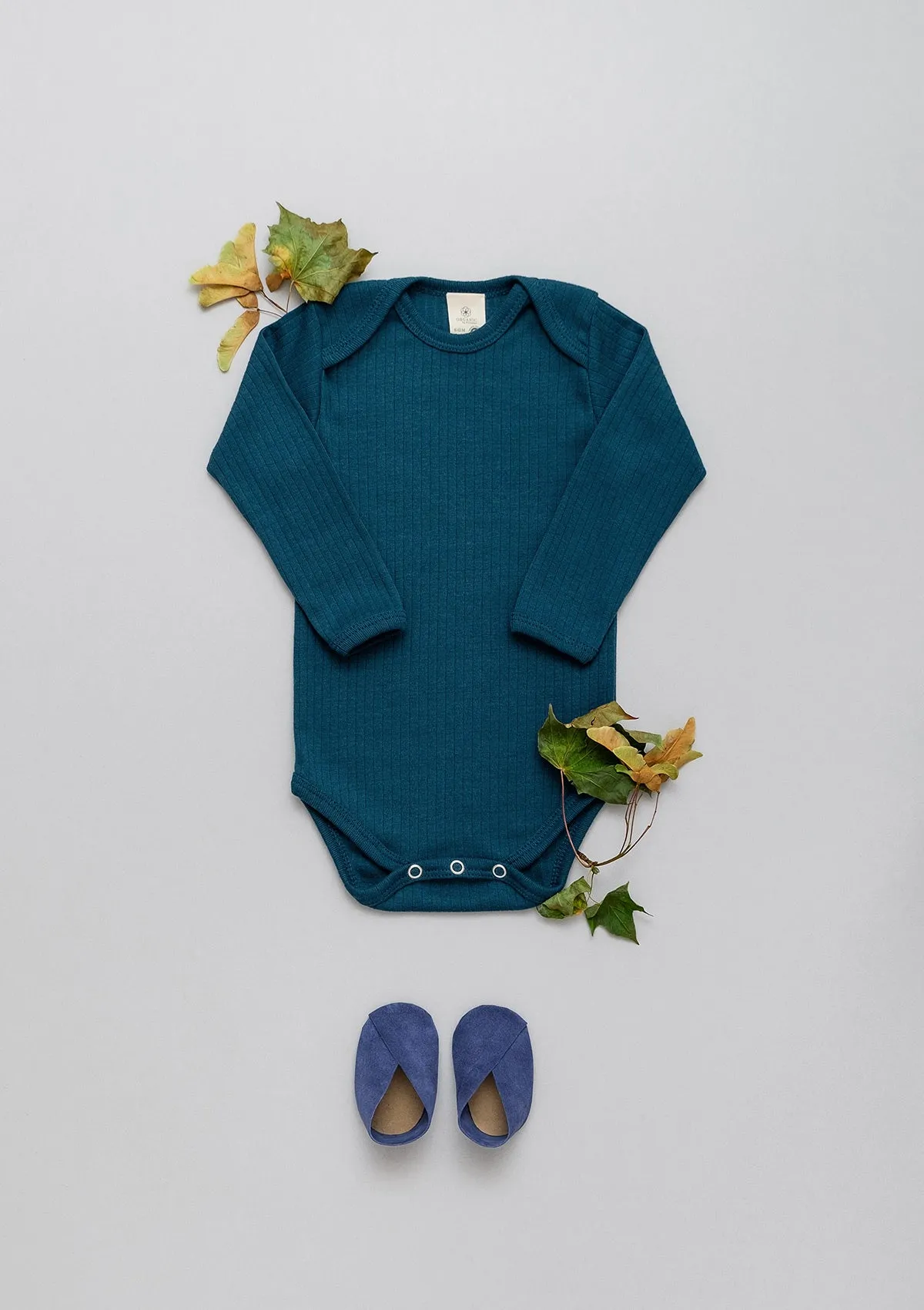 Baby Body long sleeve Play of Colors Petrol-blue