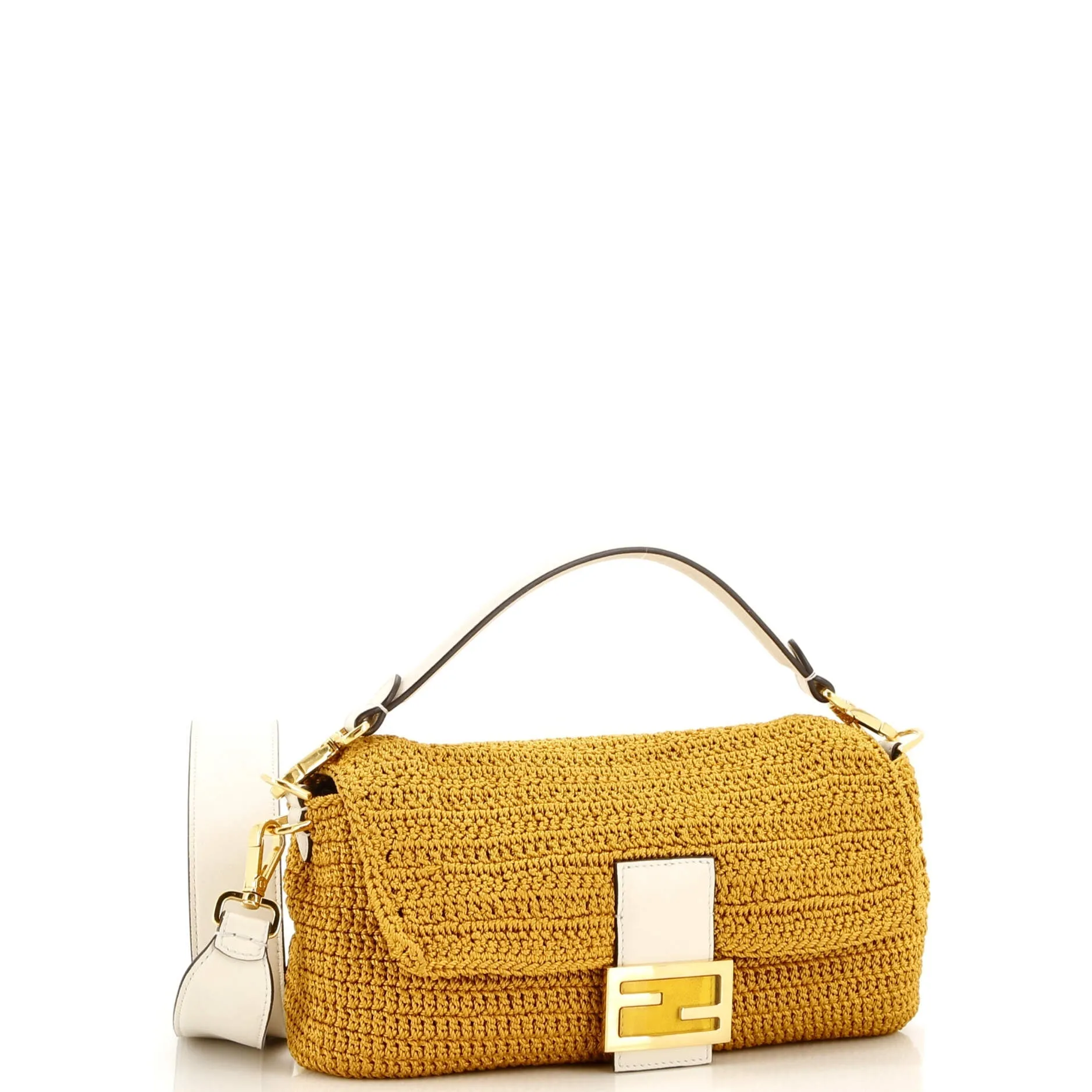 Baguette NM Bag Woven Crochet Medium