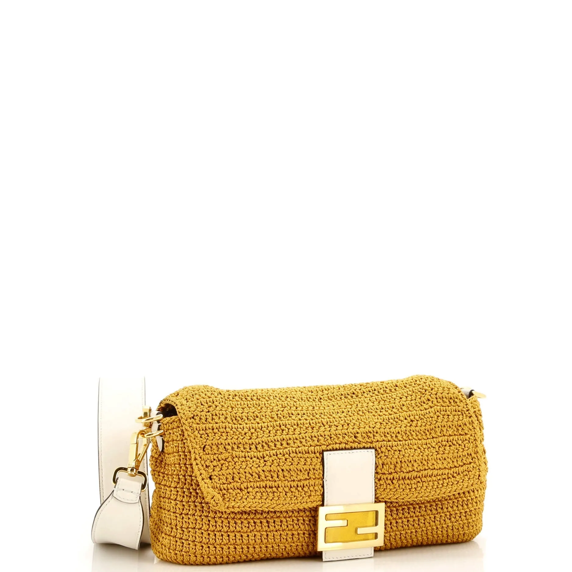 Baguette NM Bag Woven Crochet Medium