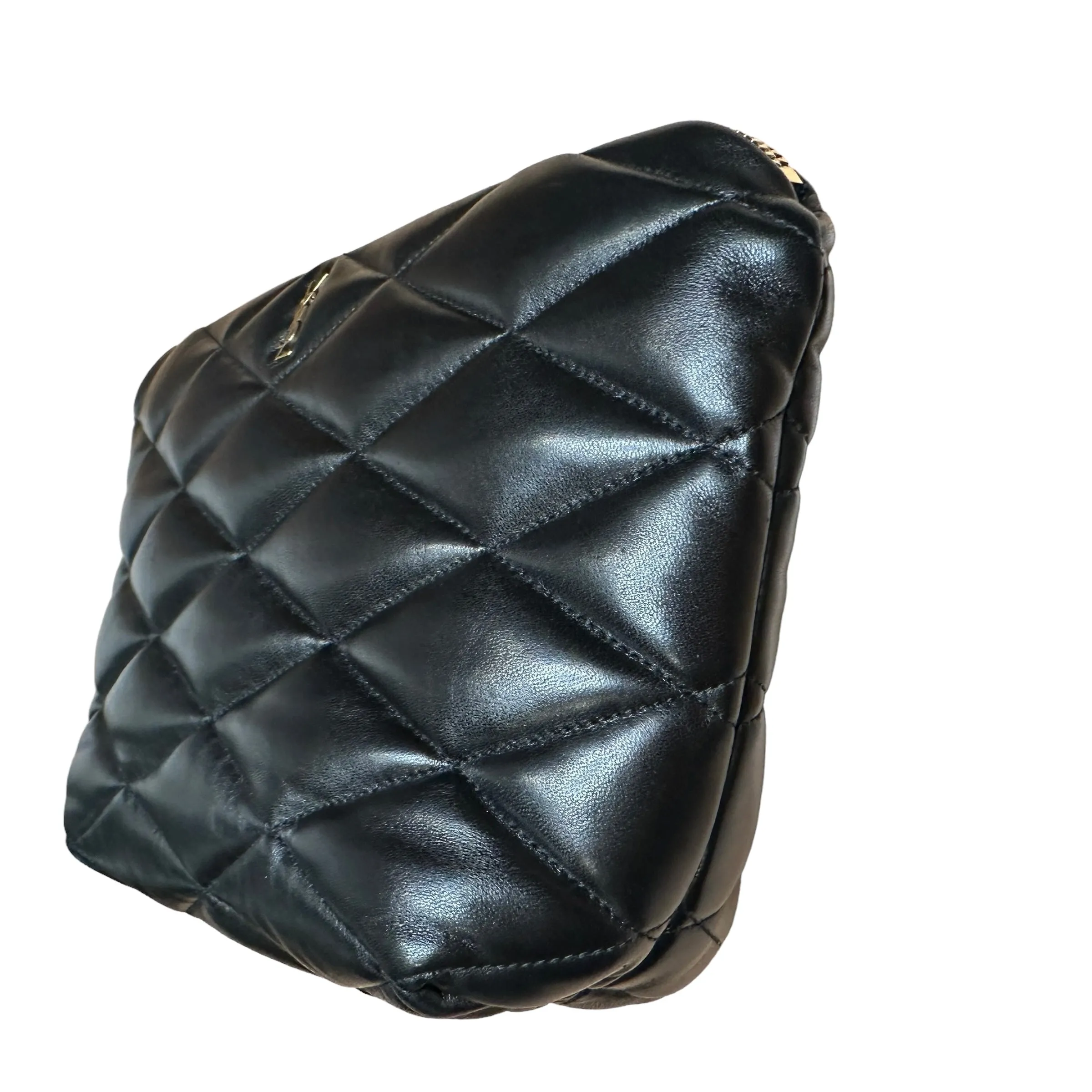 Black Padded Day Clutch