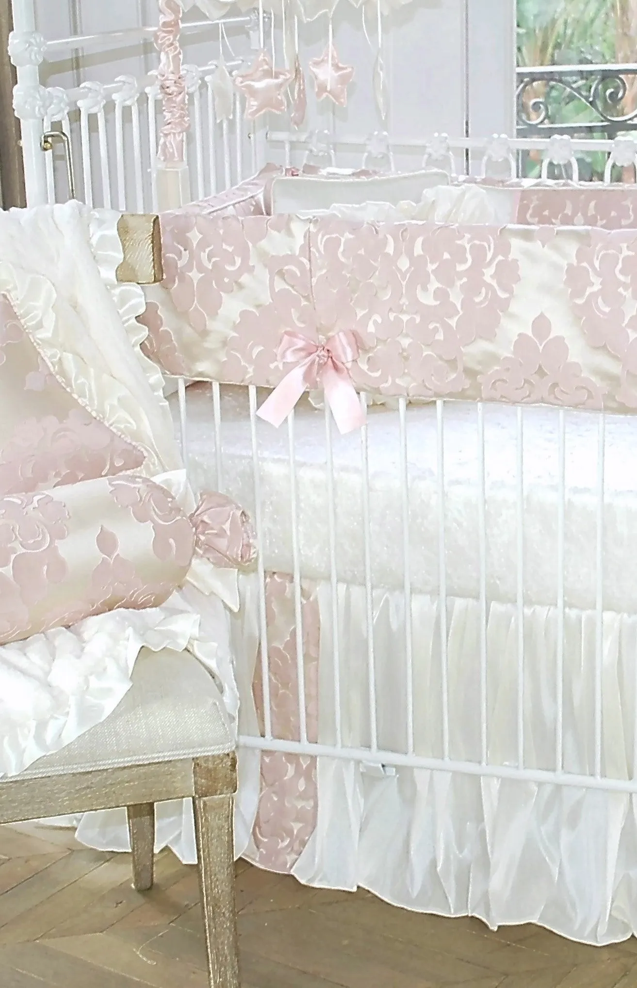 Blush Petal Jacquard Curtain