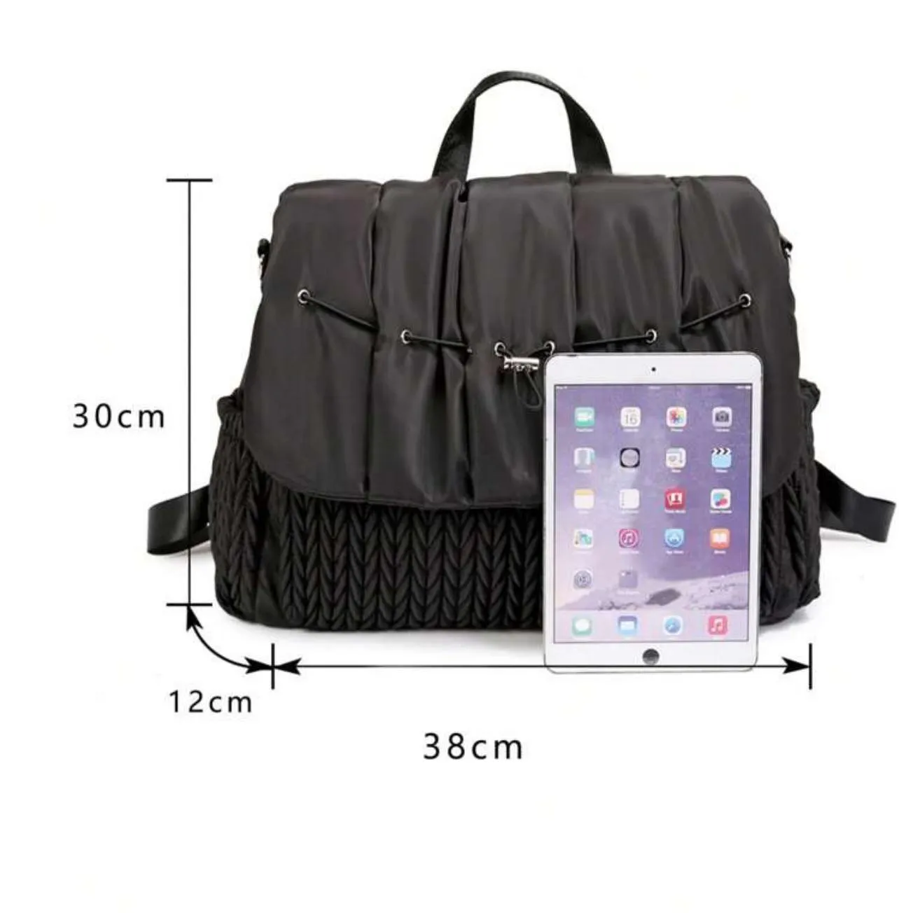 BOLSO HQ Detailed Elegant Large Capacity Multiway Diaper Bag with Changing Pad