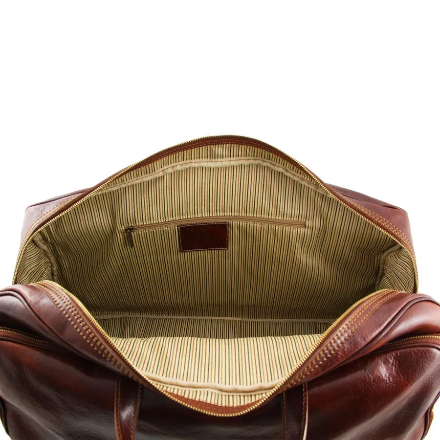 Bora Bora Leather Trolley Set