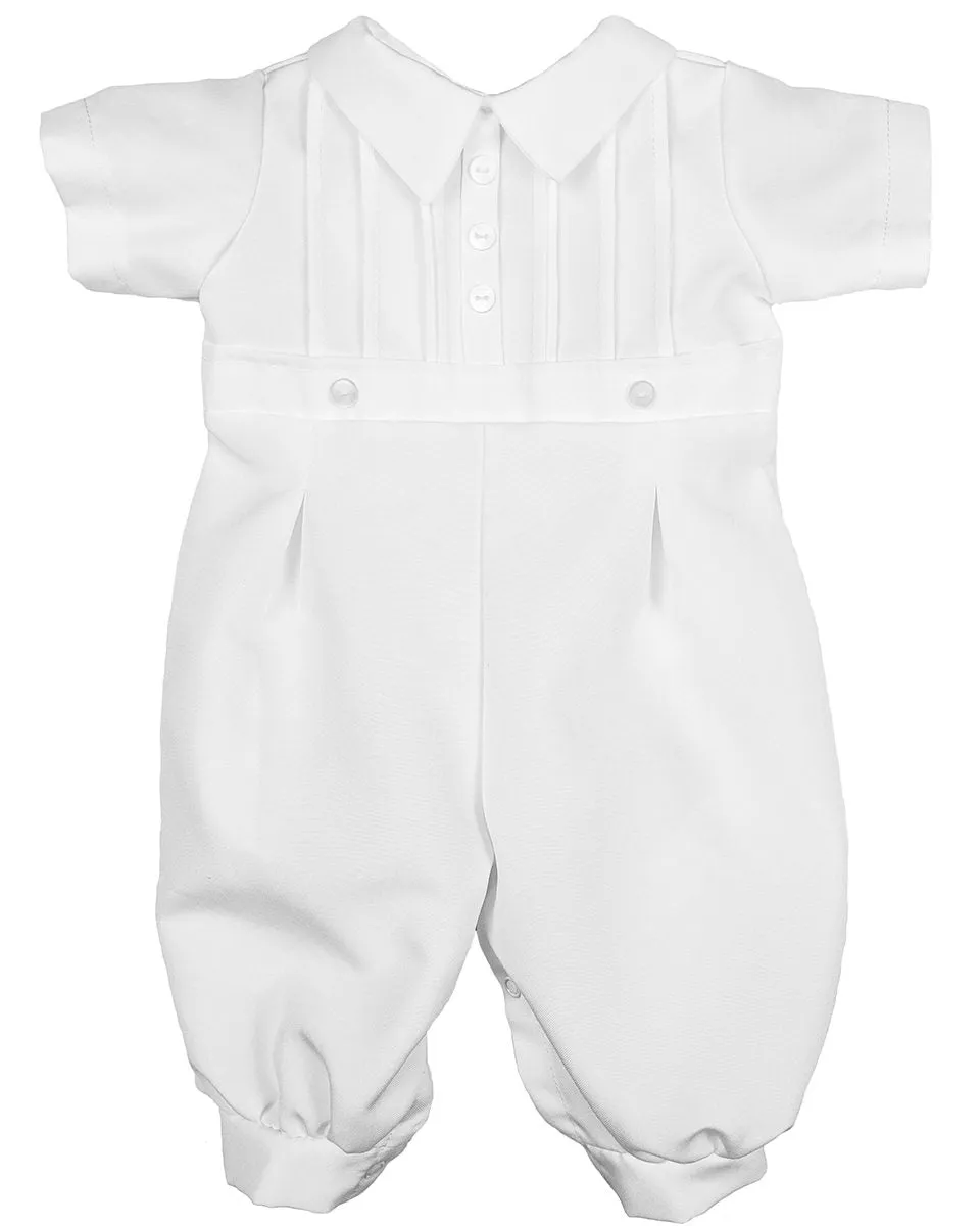 Boys "Christopher" Christening Romper