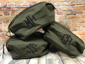 Canvas & Leather Travel Kit