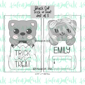 Cat Bookbag Set of 3 Cookie Cutters