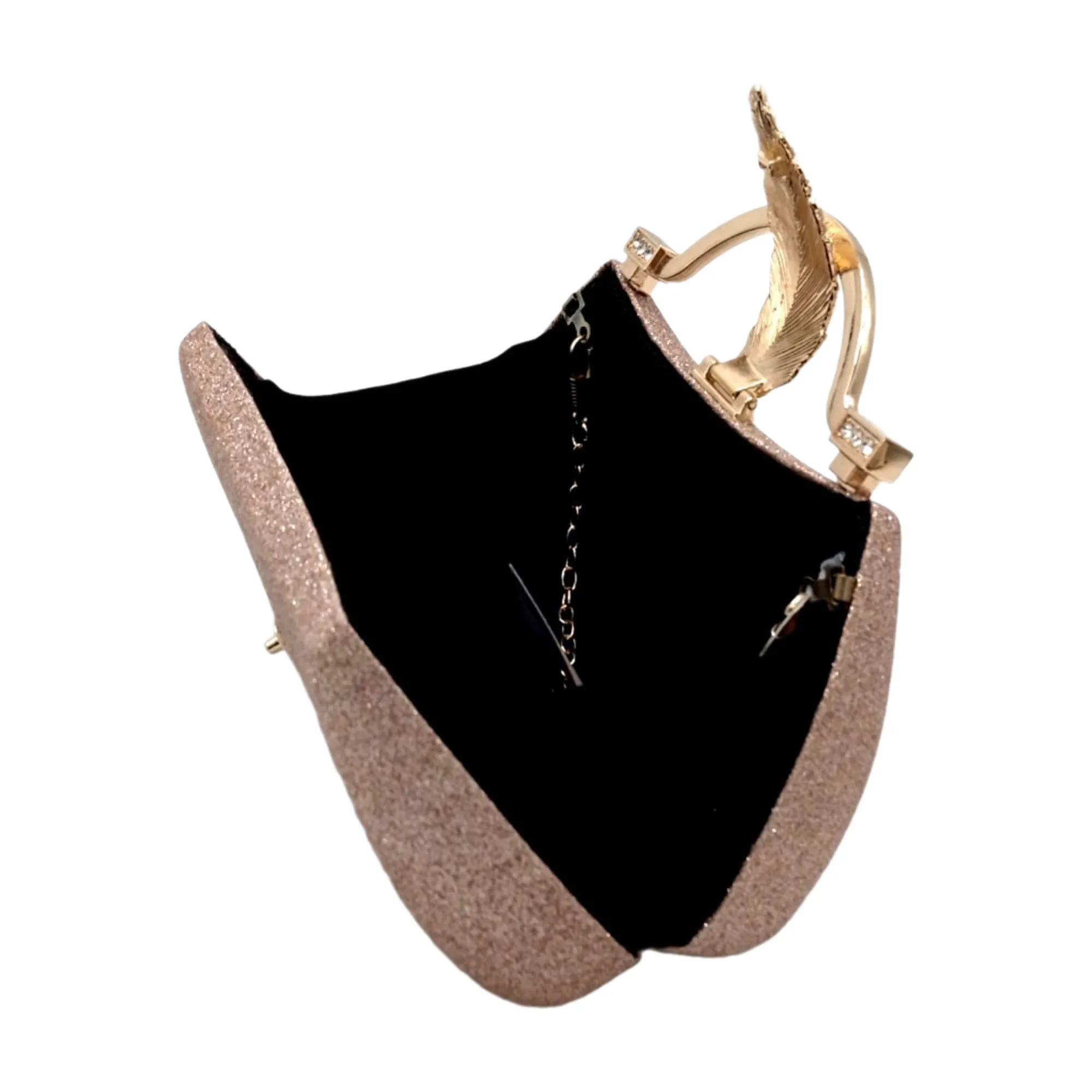 Classic Evergreen Leaf Clutch
