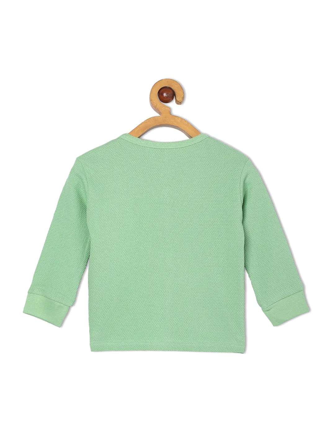 Combo of 2 Infant Sets: Pastel Blue & Green Infant Set