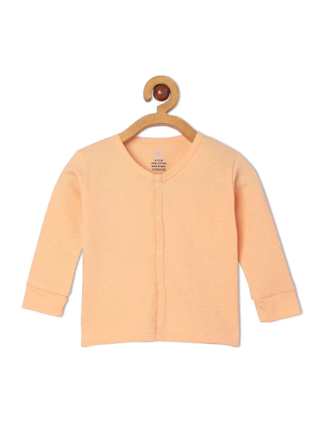 Combo of 2 Infant Sets: Pastel Yellow & Pastel Orange Infant Set
