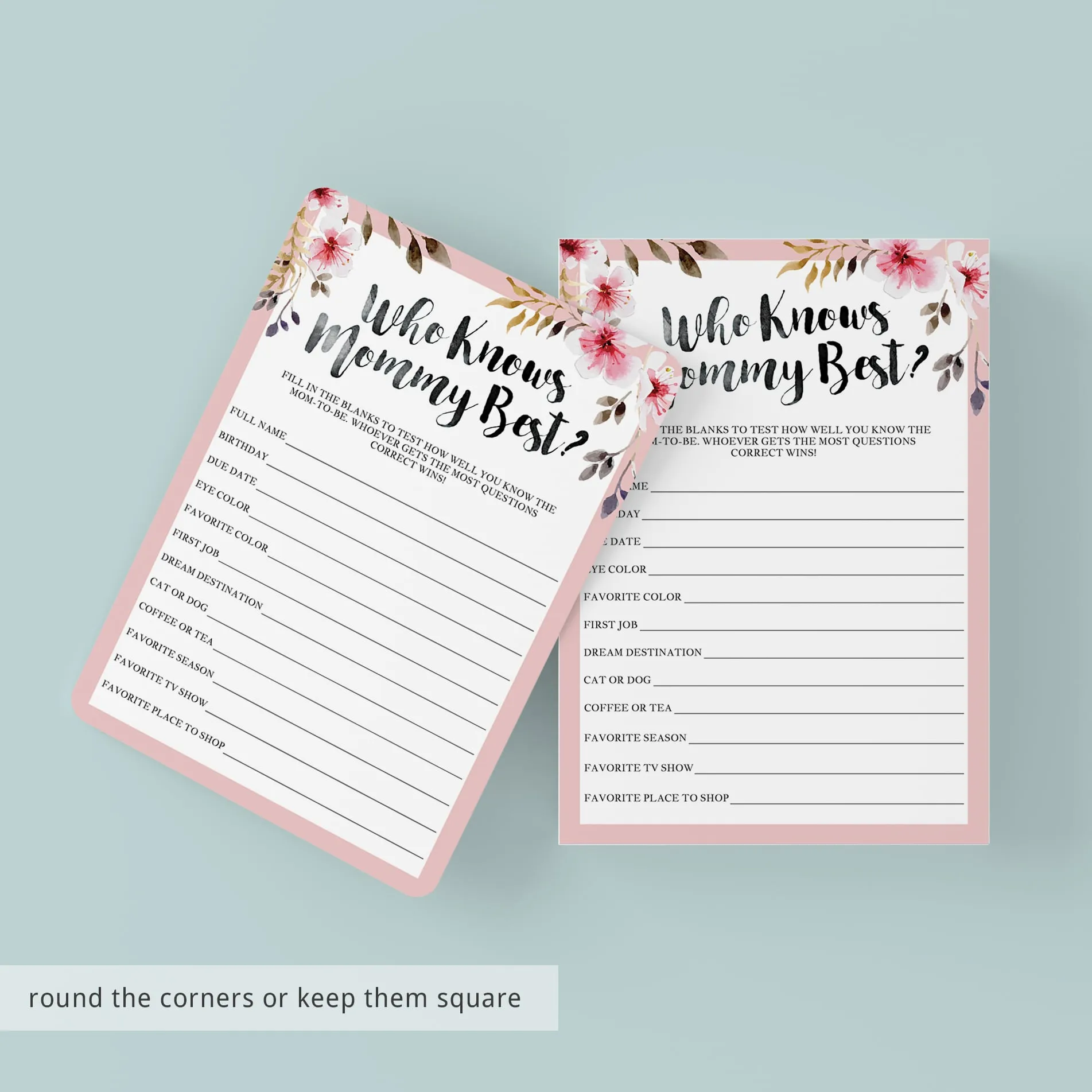 Complete Girl Baby Shower Party Pack