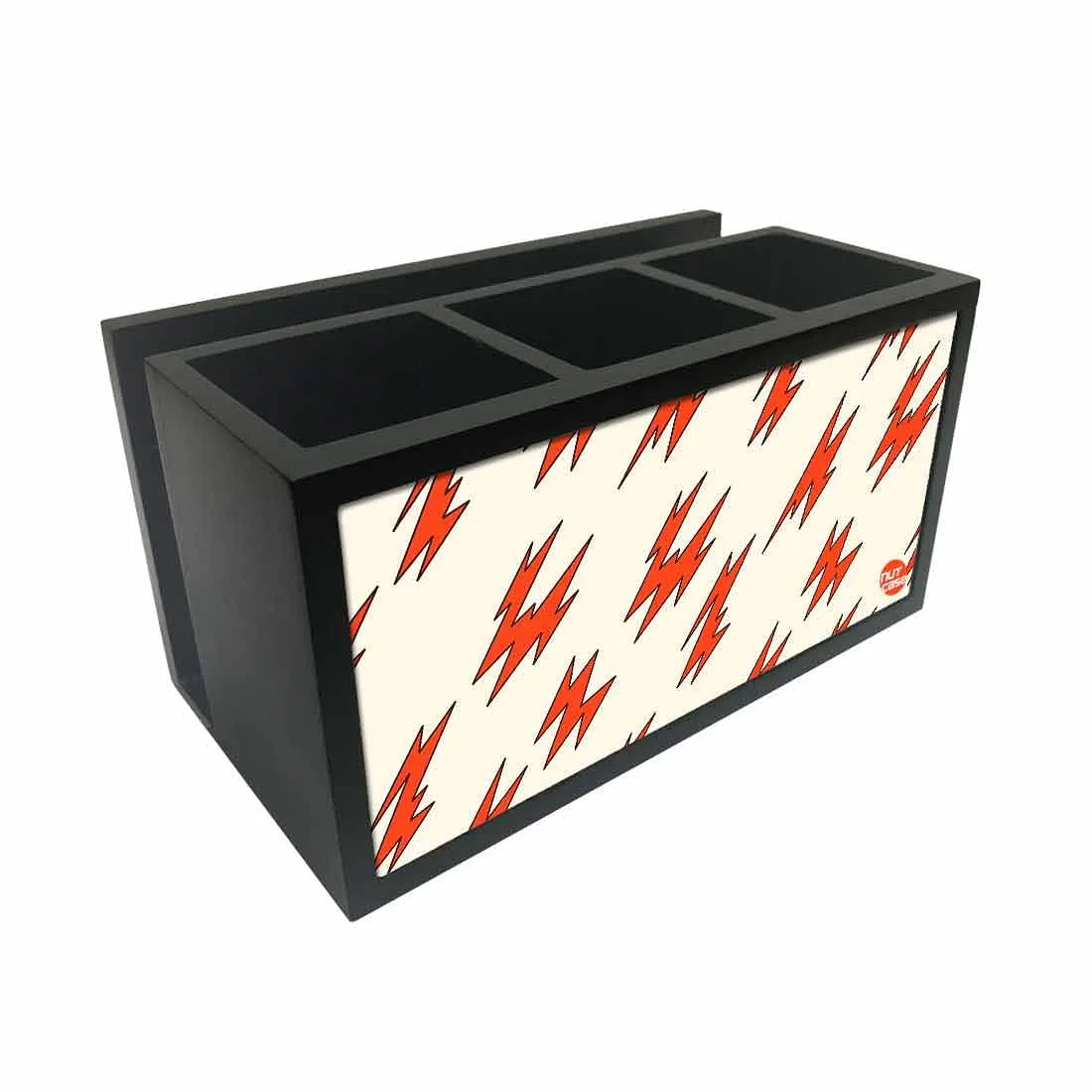 Cutlery Tissue Holder Napkin Stand -  Orange Thunder