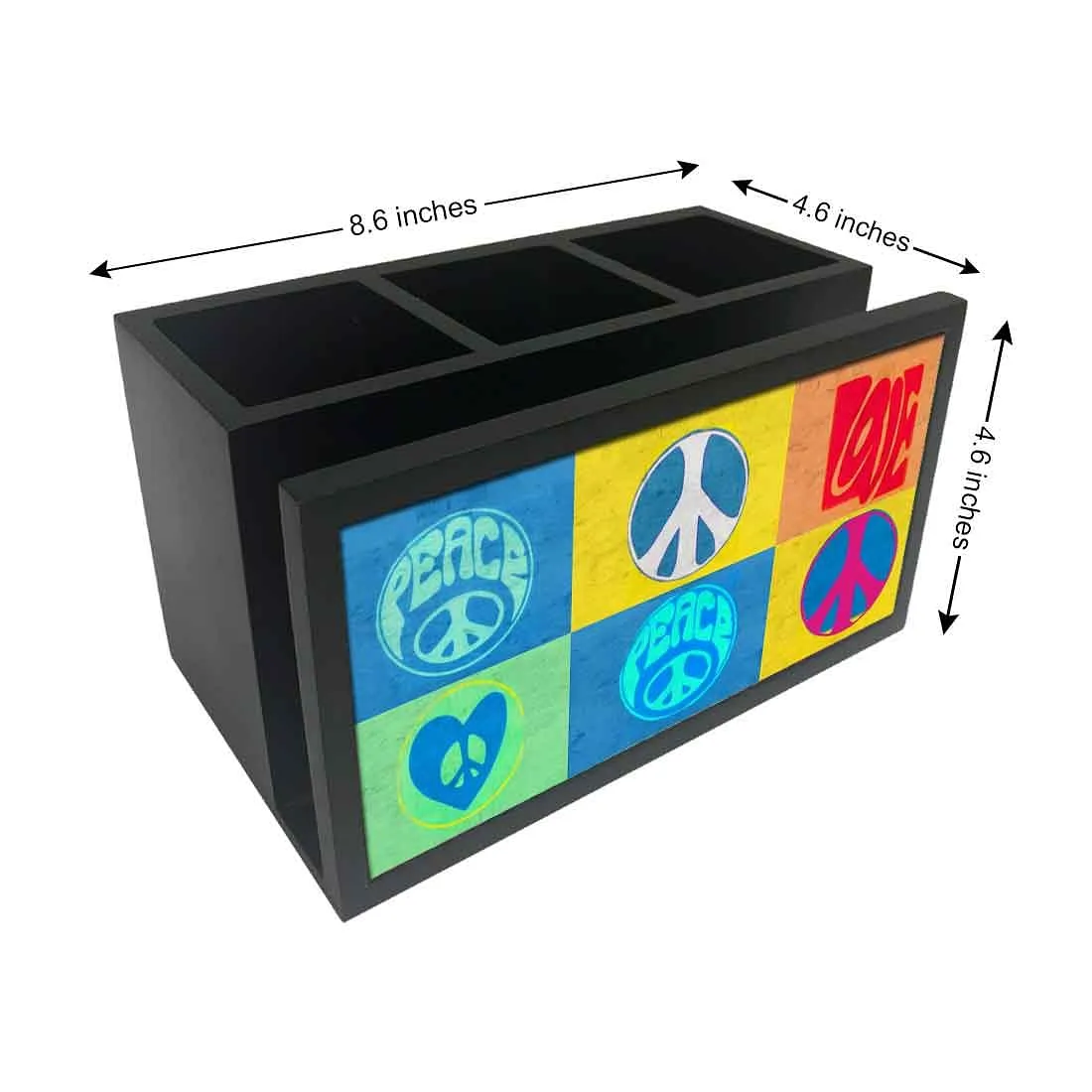 Cutlery Tissue Holder Napkin Stand -  Peace Love