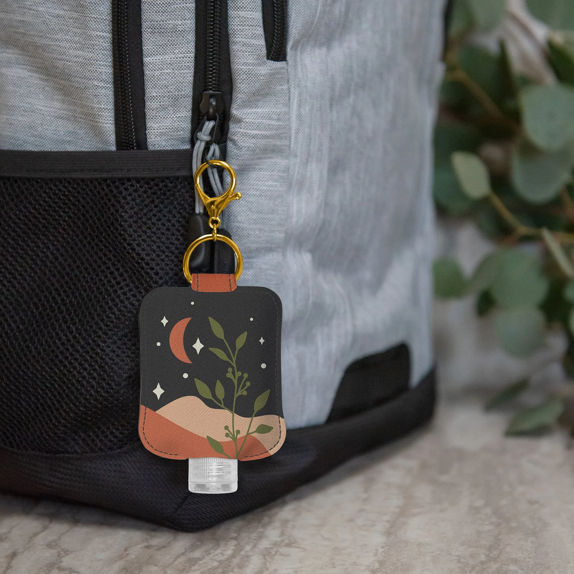 Desert Nights Hand-Sanitizer Holder with Travel Bottle