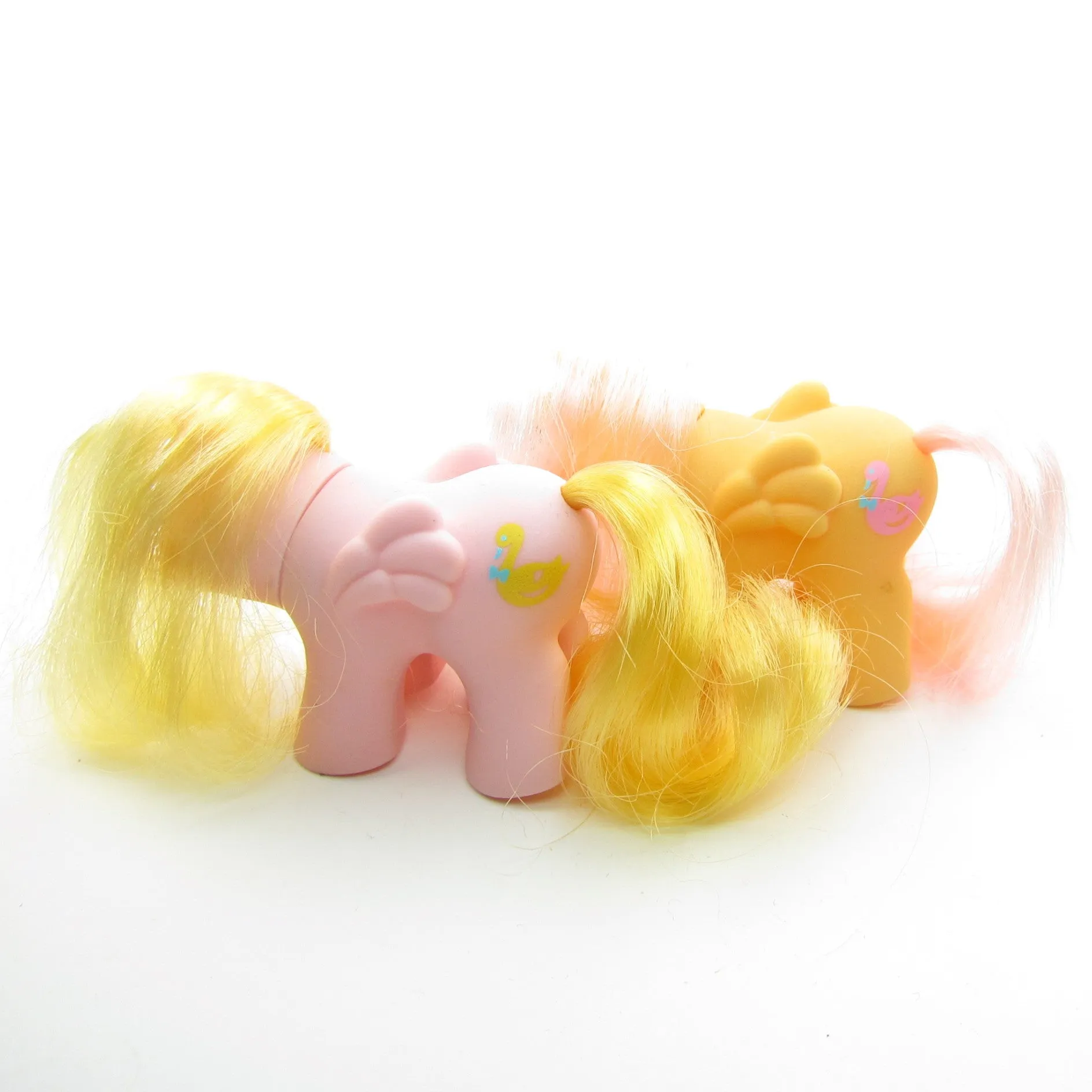 Dibbles & Nibbles Newborn Twins G1 My Little Pony Set with Accessories