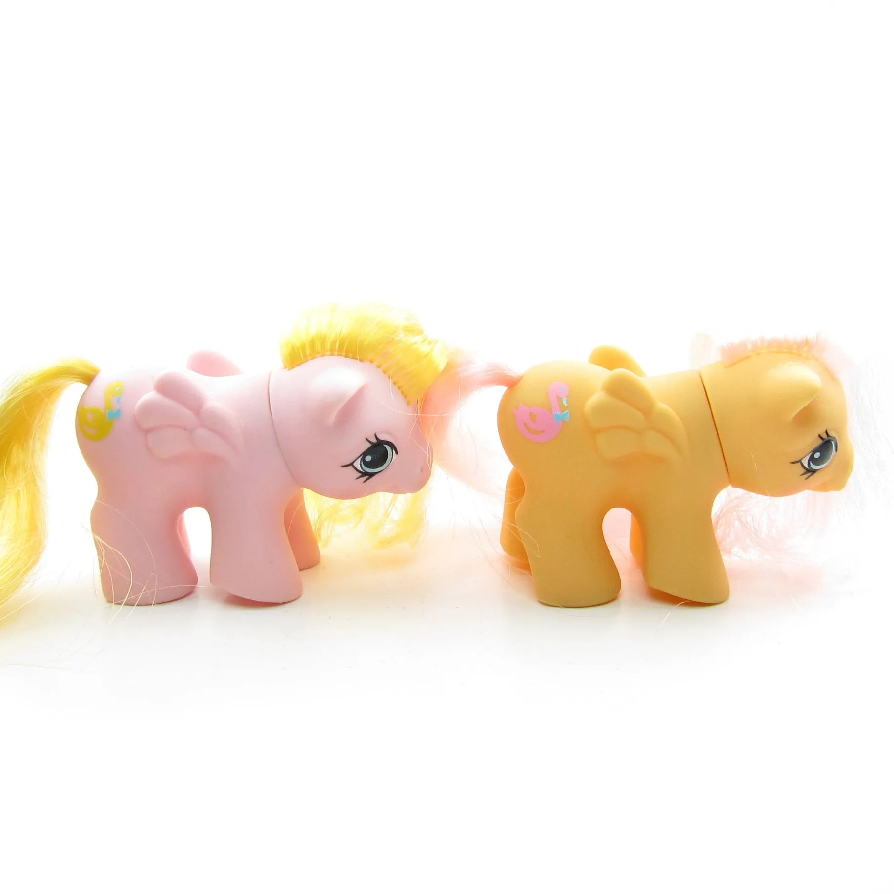 Dibbles & Nibbles Newborn Twins G1 My Little Pony Set with Accessories