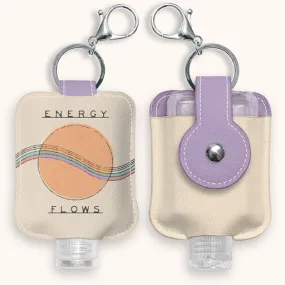 Energy Flows Hand-Sanitizer Holder with Travel Bottle