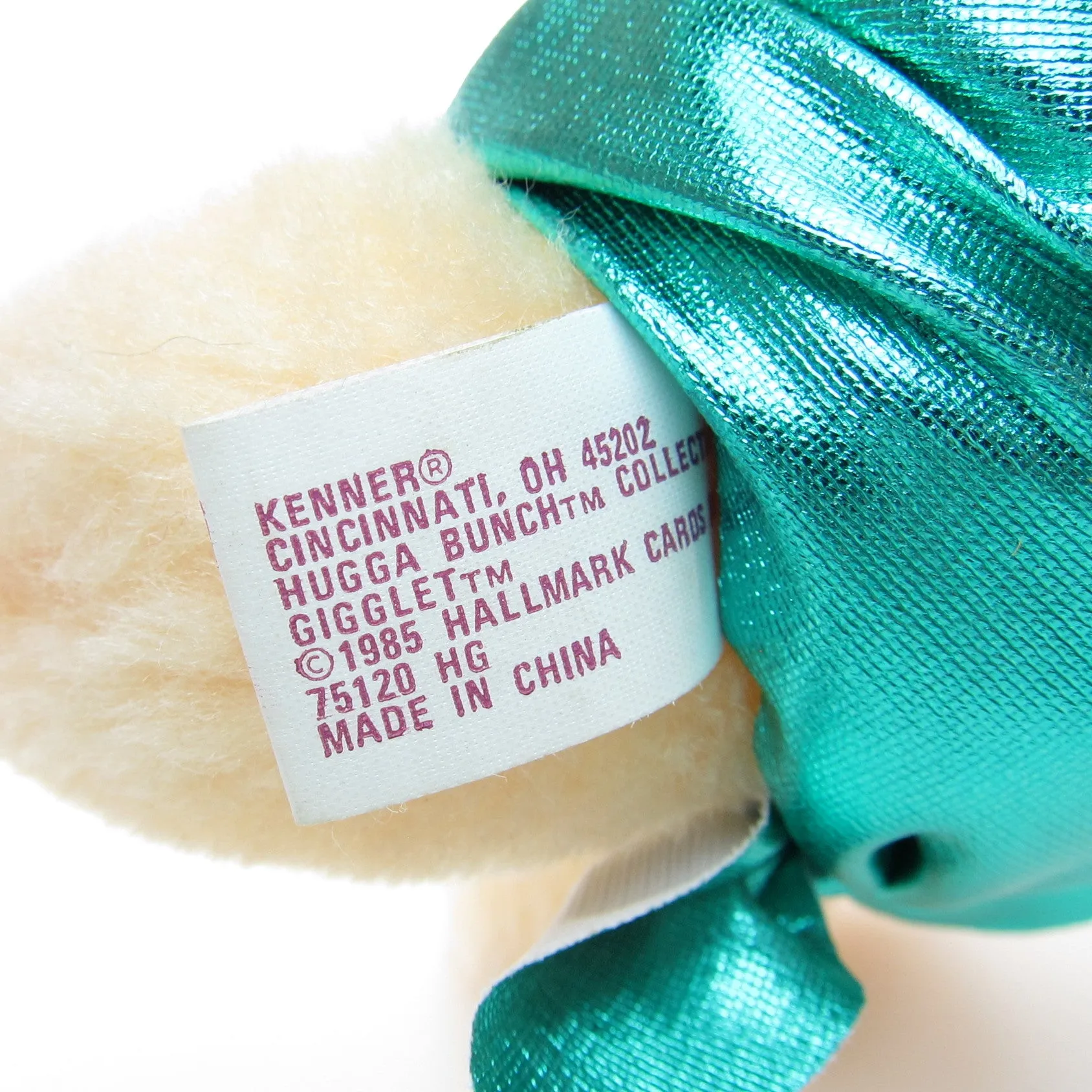Gigglet Hugga Bunch Plush Doll Vintage 1985 Hallmark Cards Hugglet