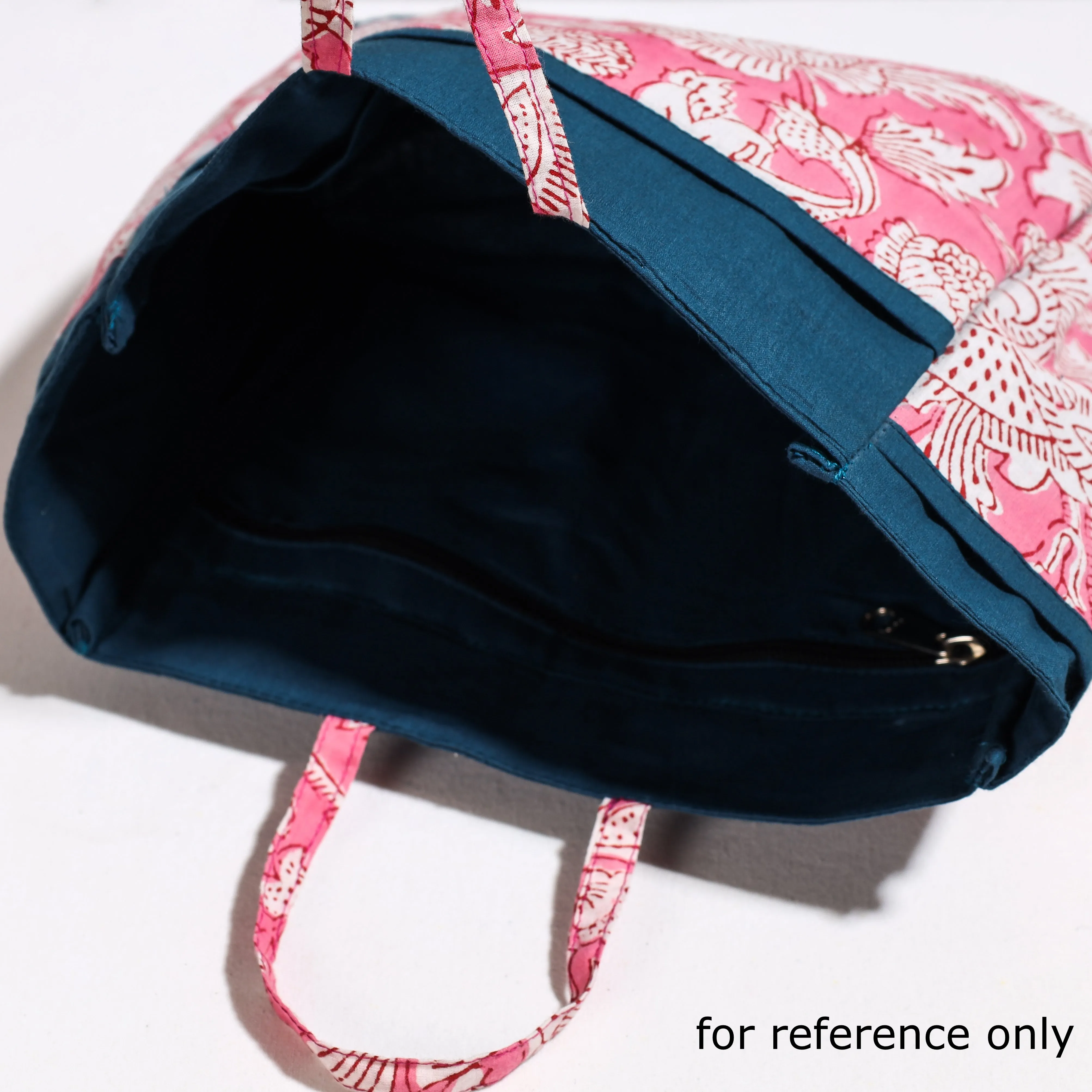 Green - Handmade Cotton Multipurpose Cosmetic/Toiletry Bag