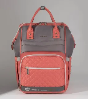 Grey/Pink Lequeen Diamond 7TH Edition Waterproof Original Diaper Bag