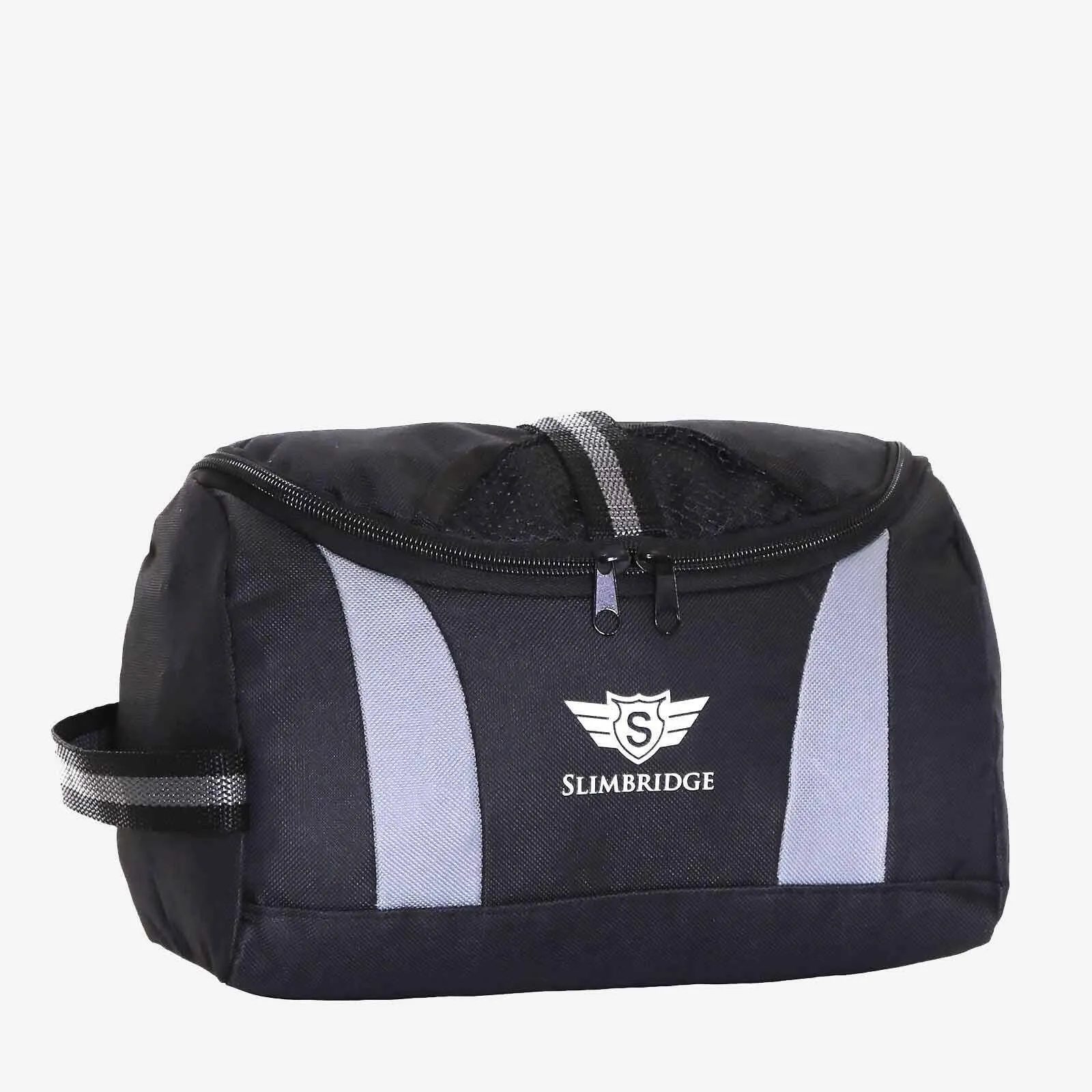 Hanging Toiletry Bag Black Blue Over Night Travel Case - Reduced