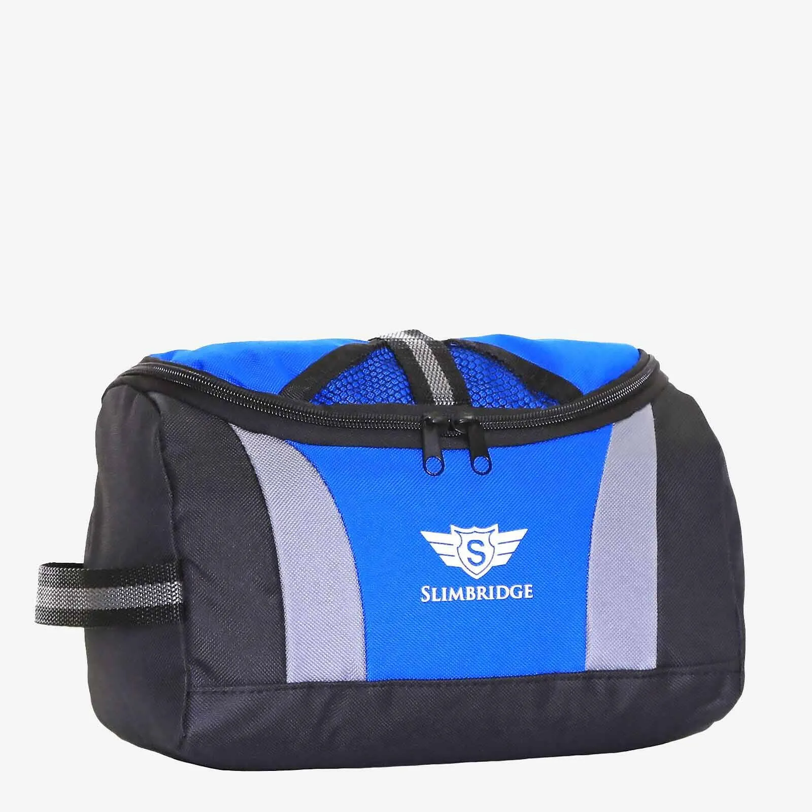 Hanging Toiletry Bag Black Blue Over Night Travel Case - Reduced