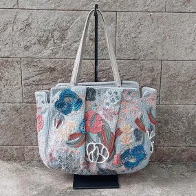 Jamin Puech/Gray sequin embroidery handbag