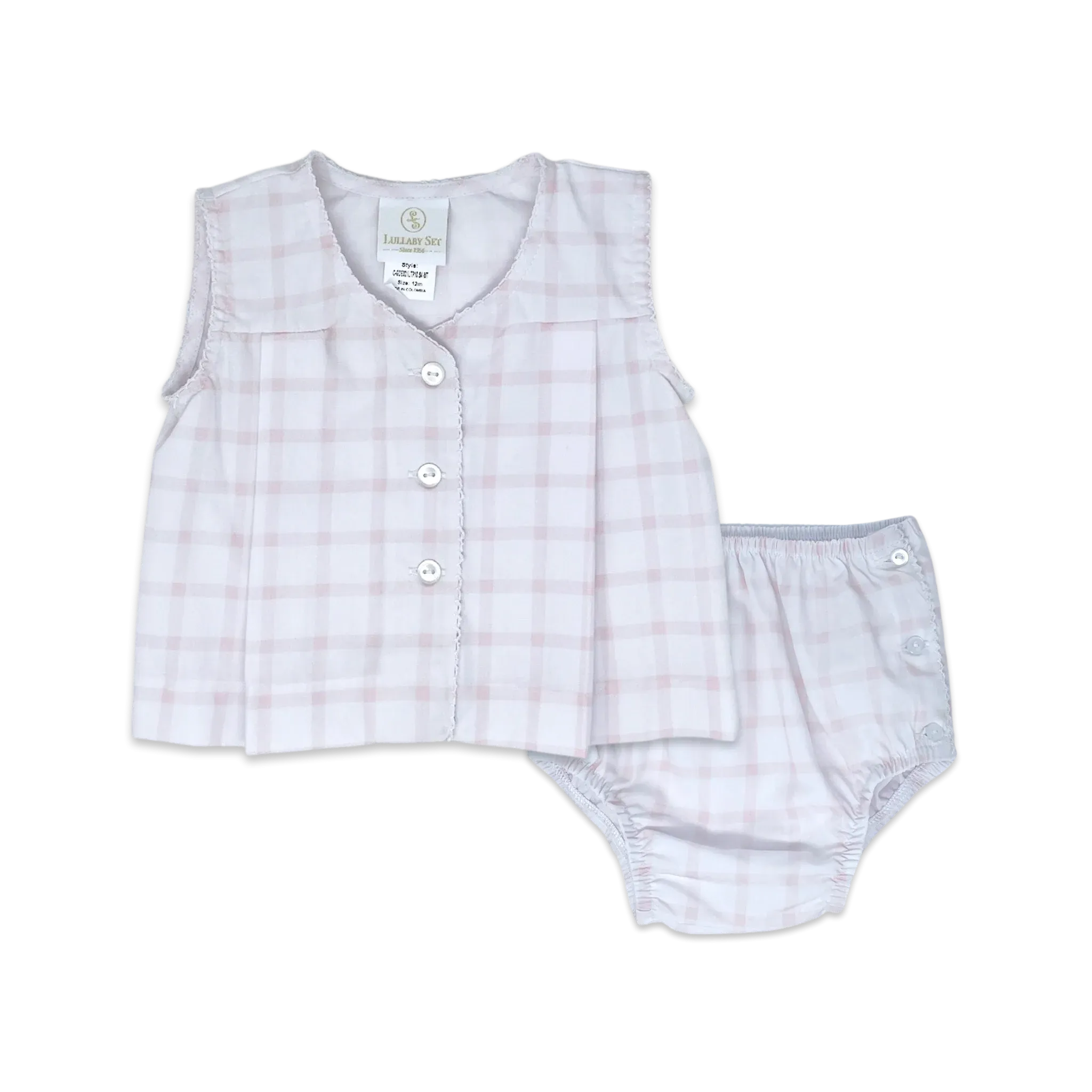 Jill Diaper Set - Wilmington Pink