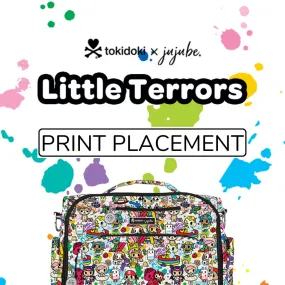 Jujube x tokidoki Little Terrors PRINT PLACEMENT