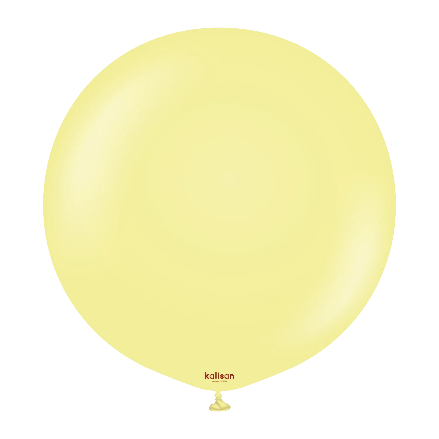 Kalisan Latex Macaron Yellow - 24", 2 Pieces