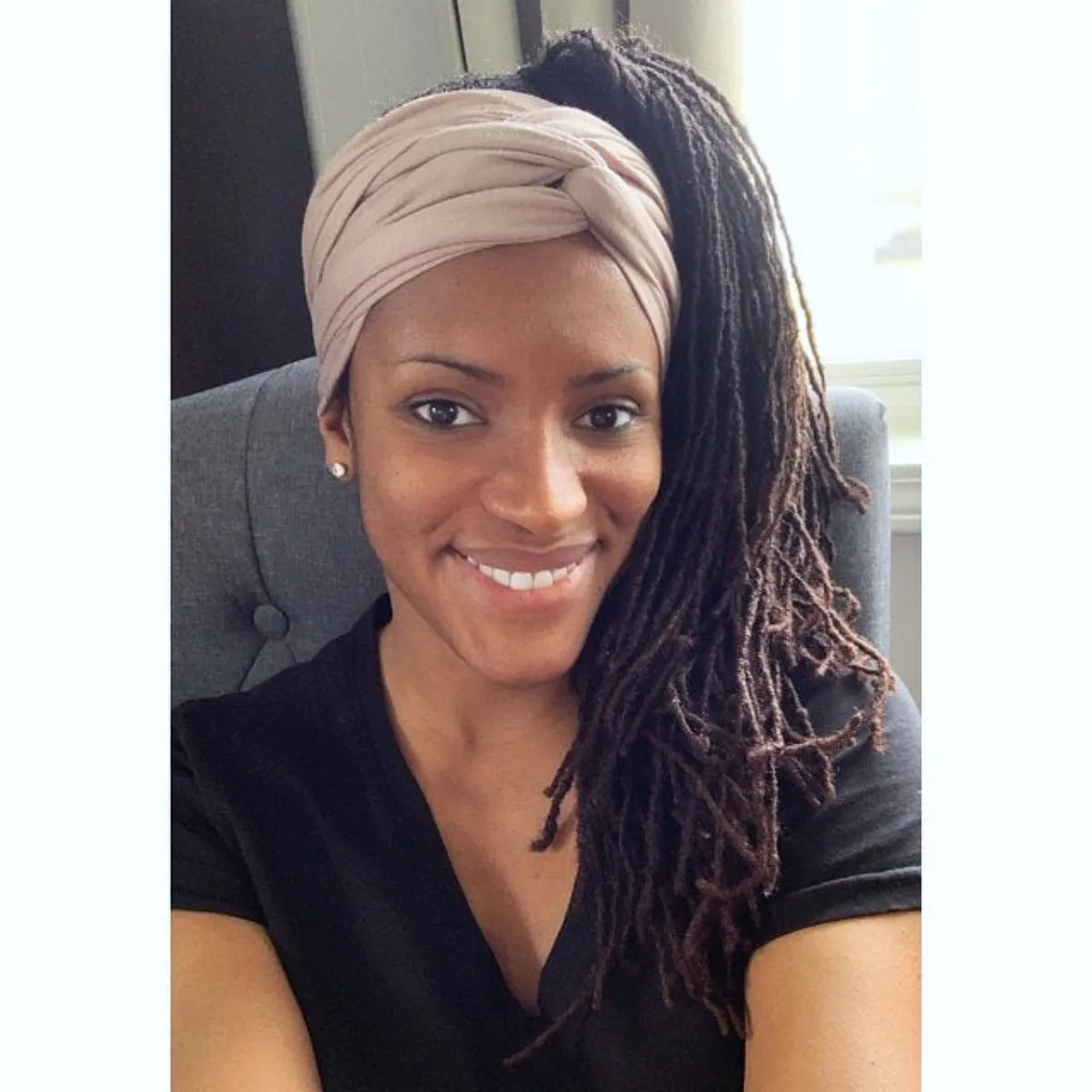 LIGHT TAUPE Head Scarf