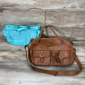 Lily Jade Leather Diaper Bag