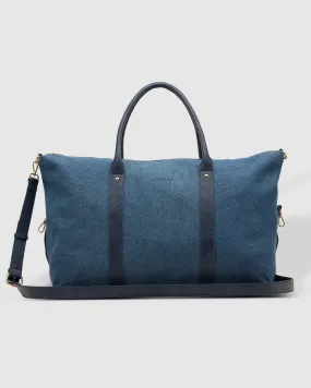 Louenhide Alexis Canvas Weekender Travel Bag - Denim