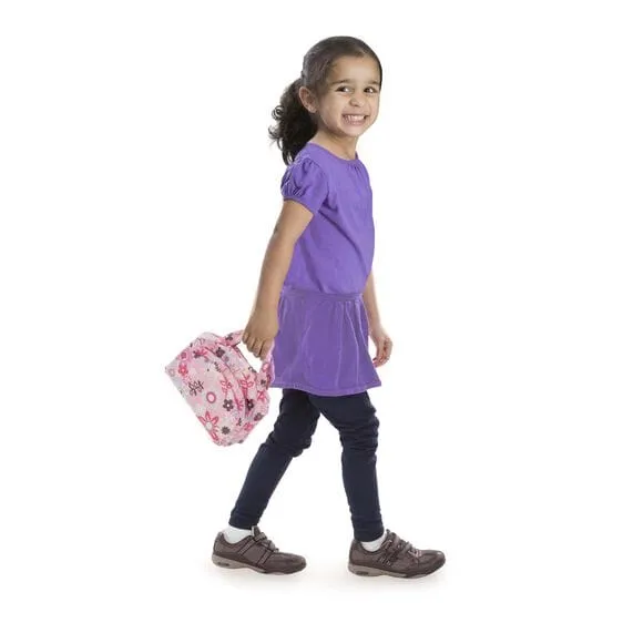 MELISSA & DOUG Mine To Love - Diaper Bag Set: Kids are ready to take good care of their baby doll with this stylish, two pocket diaper bag - 4889