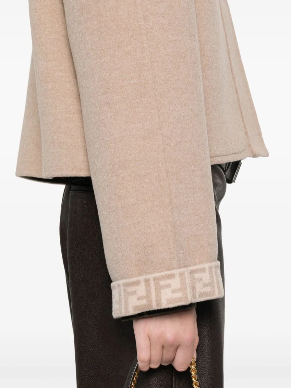 MONOGRAM BEIGE REVERS SHORT JACKET