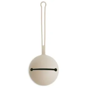 Mushie Pacifier Holder - Shifting Sand
