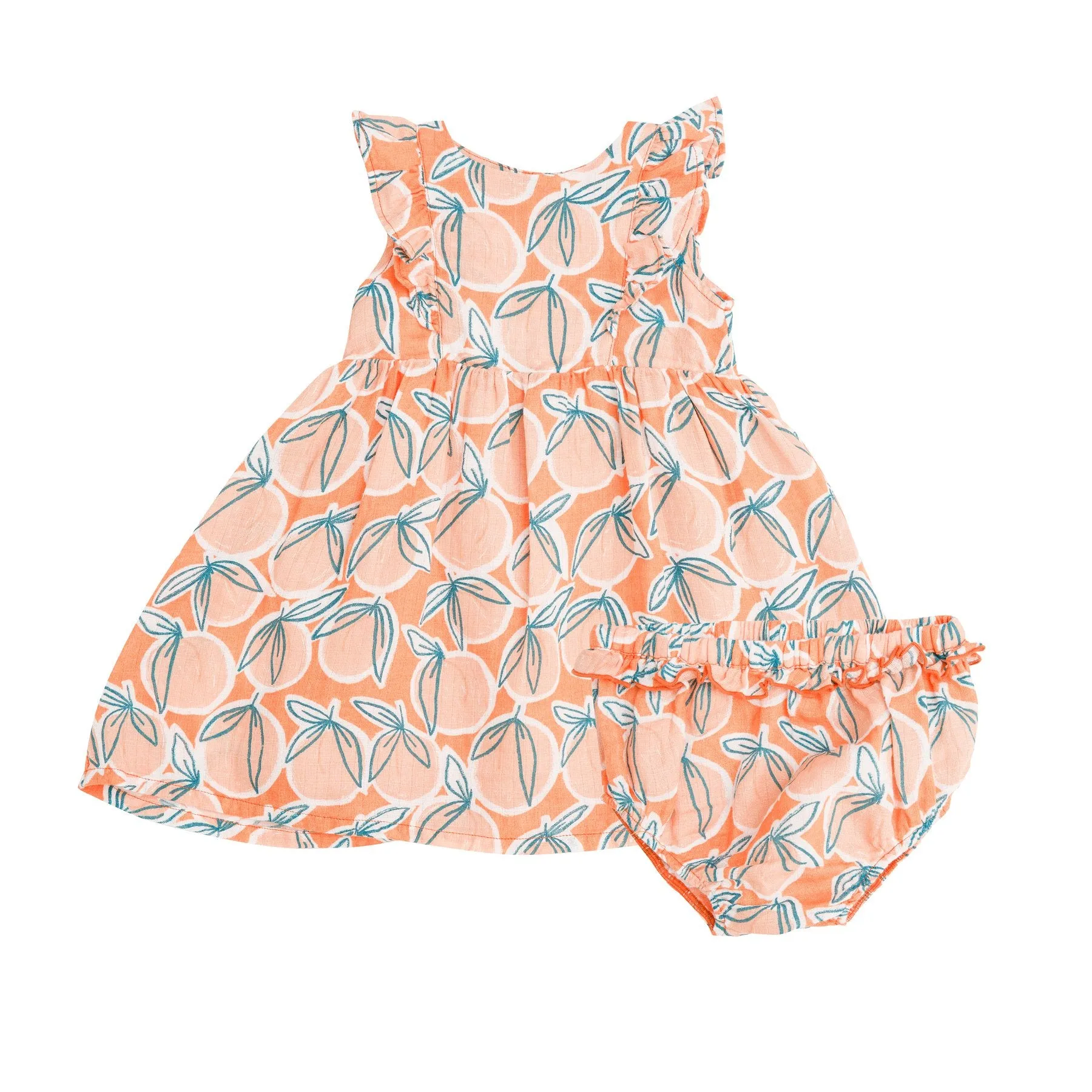 Peachy Dress & Diaper Cover