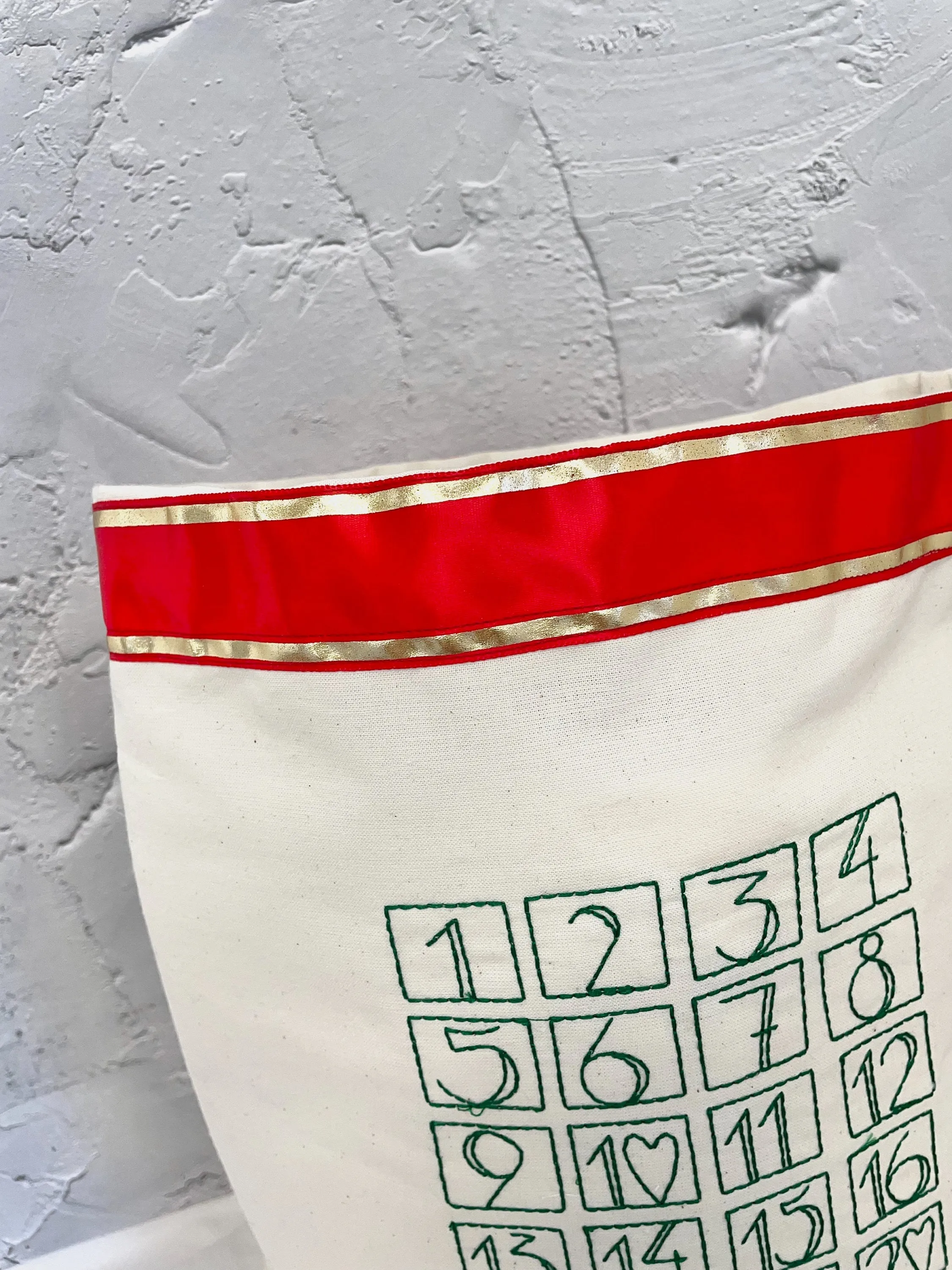 Personalised Advent Calendar sack