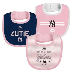 Pink Yankees Cutie Bib Pack