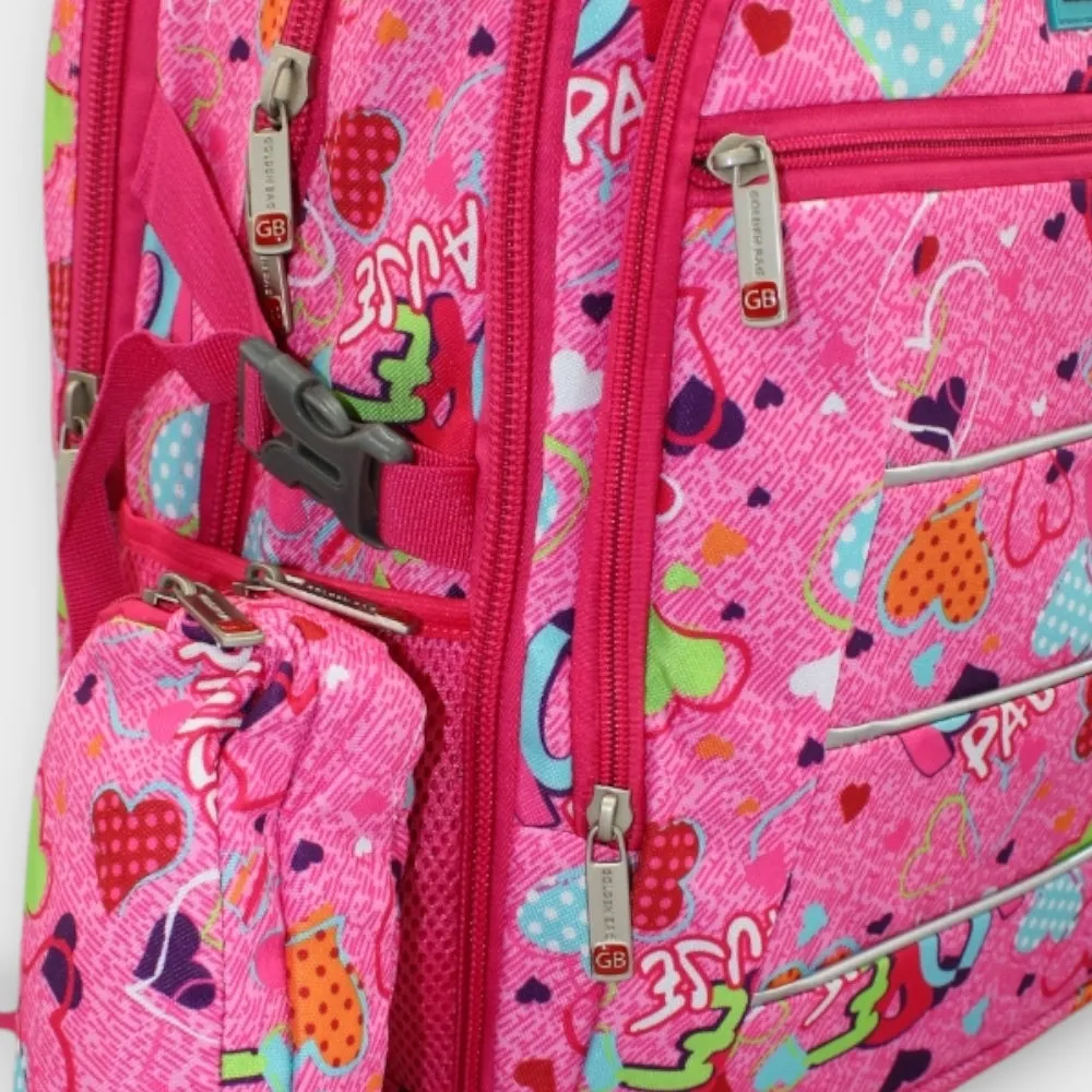 Pinkish 20 Inches School Set