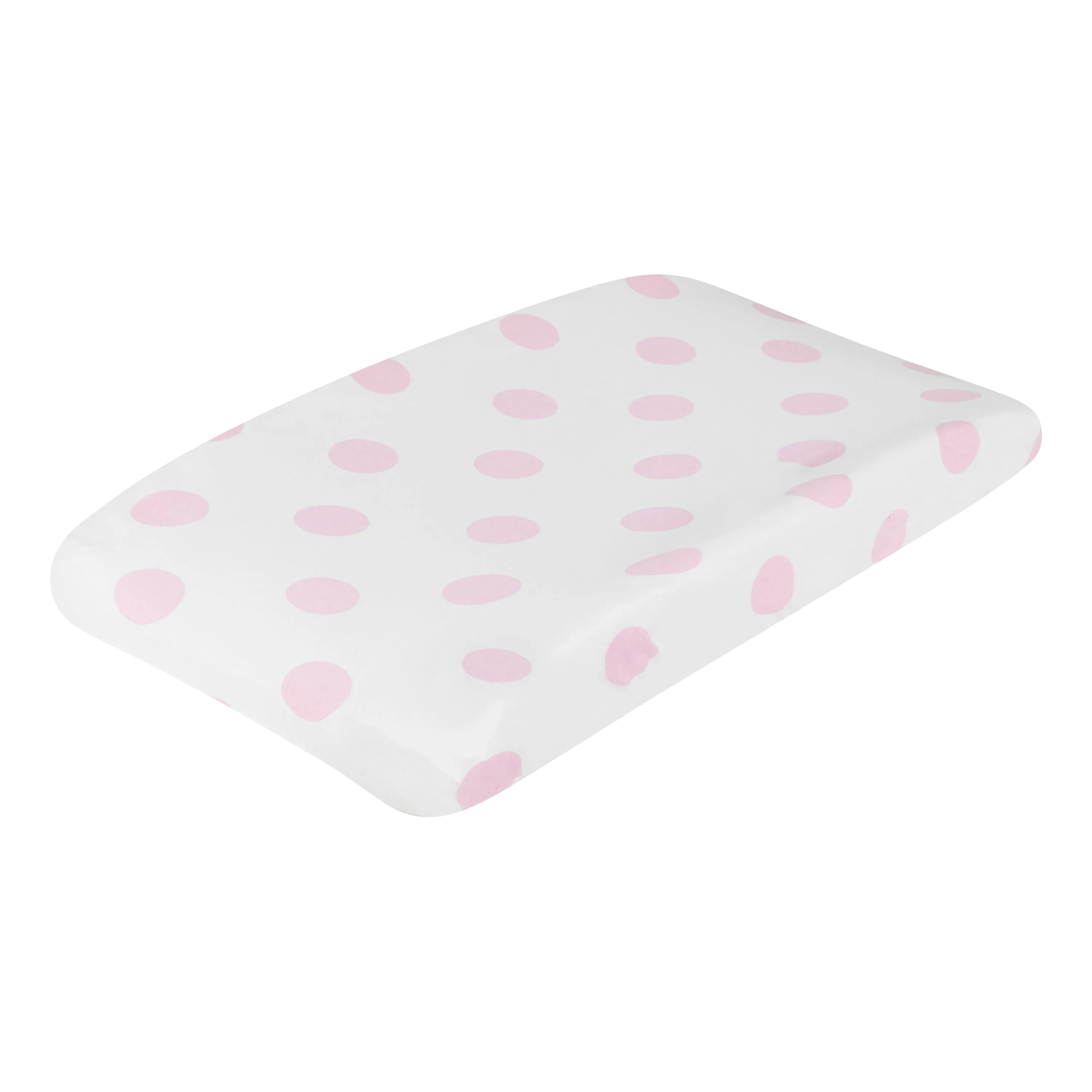 Pink/White Hearts and Dots 2 Pack Changing Pad Cover