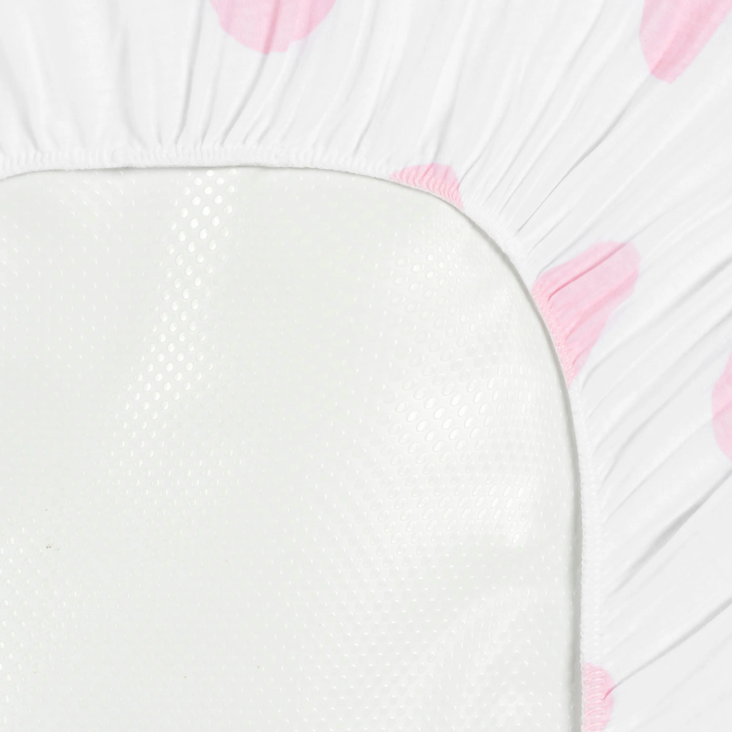 Pink/White Hearts and Dots 2 Pack Changing Pad Cover