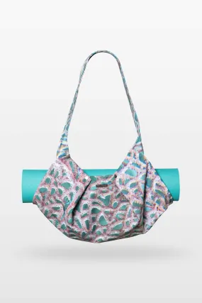 Purple Coral Yoga Bag with Zipper