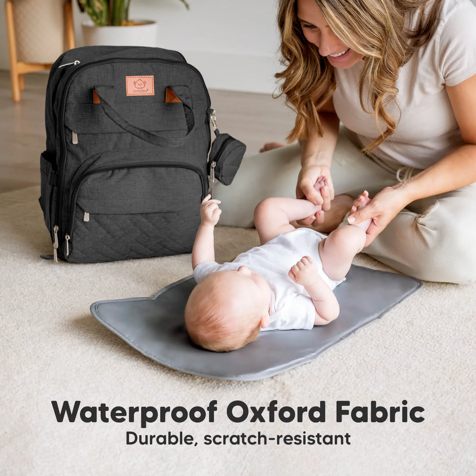 Rove Diaper Bag (Charcoal)