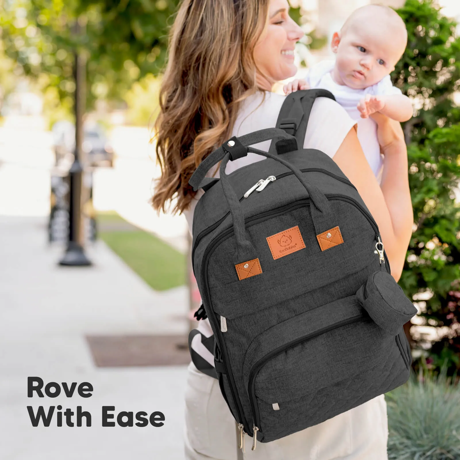 Rove Diaper Bag (Charcoal)