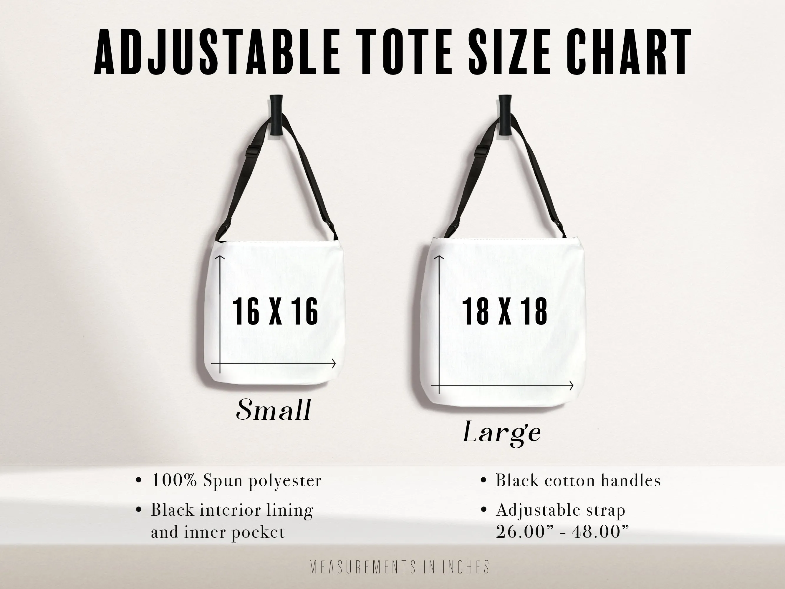 Santa Cat Lover - Adjustable Strap Tote Bag