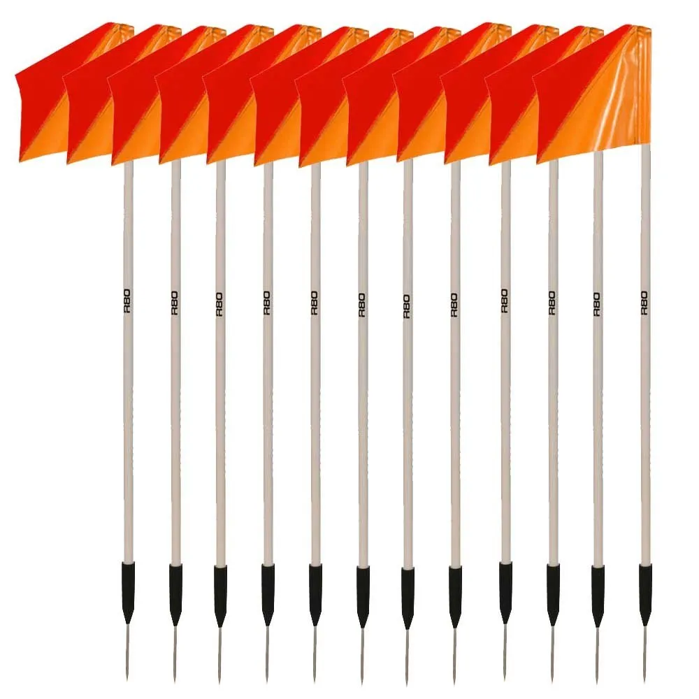 Sideline Pole with Club Colours Flag Sets