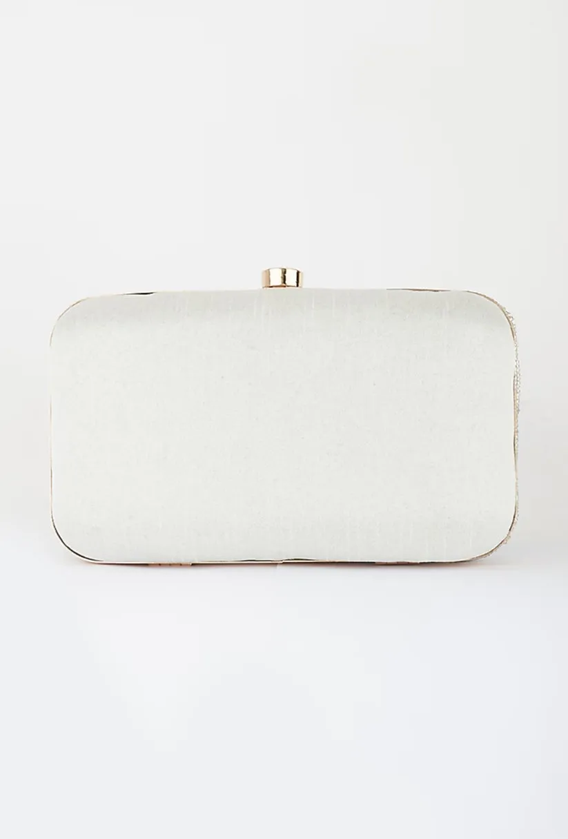 Silver Cleopatra Clutch