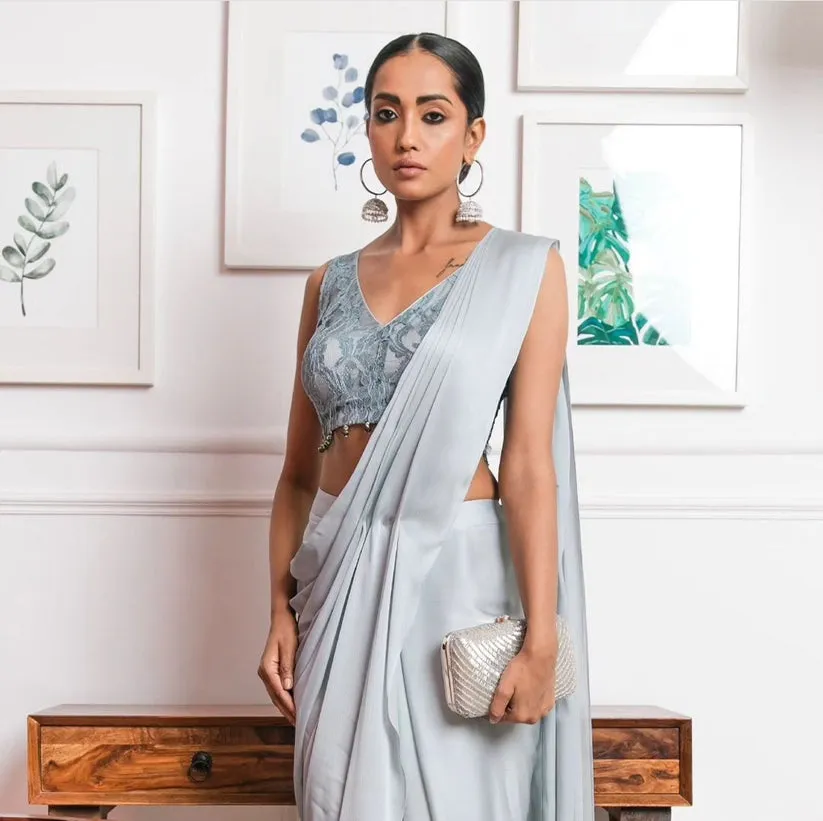 Silver Cleopatra Clutch