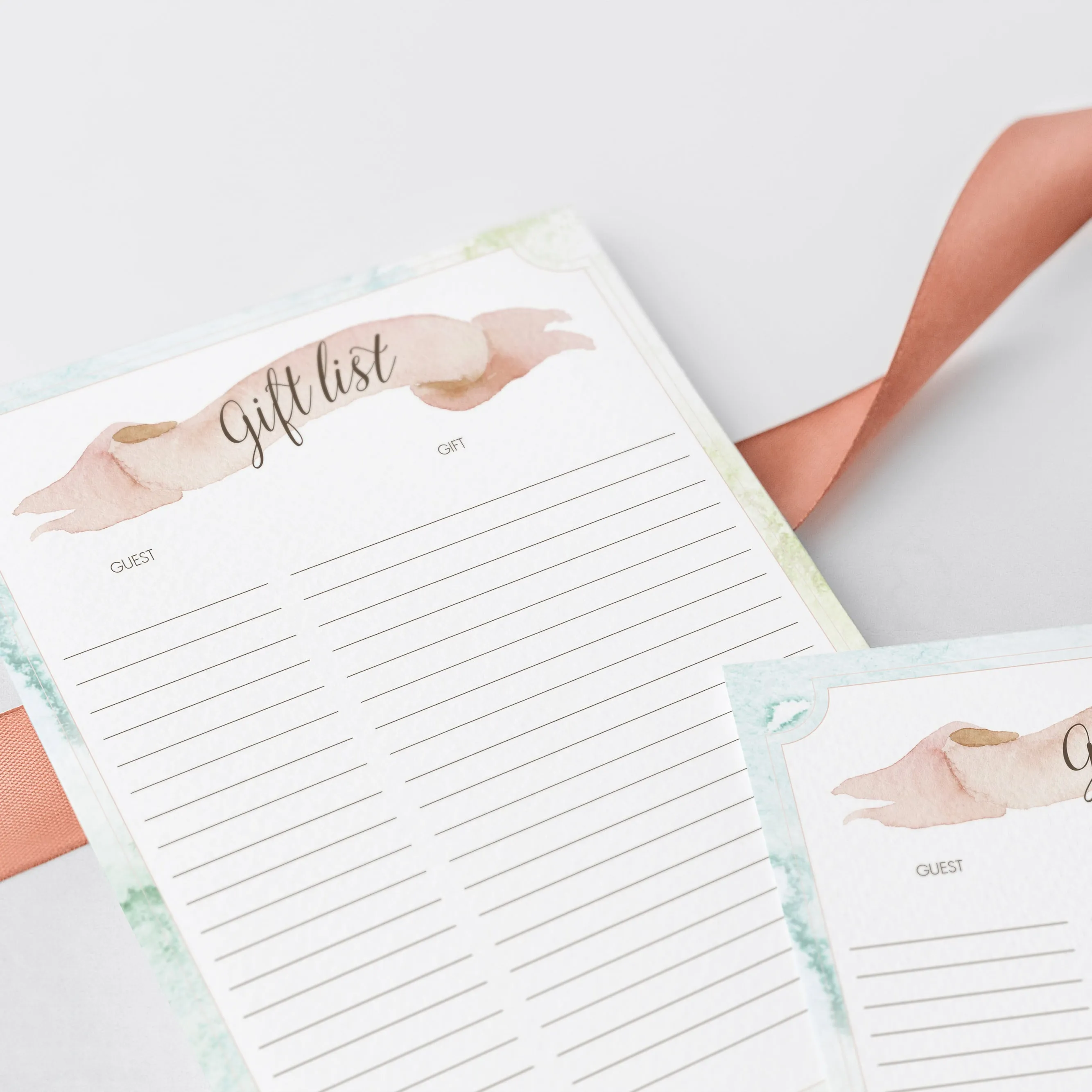 Spring Baby Shower Party Pack Printables